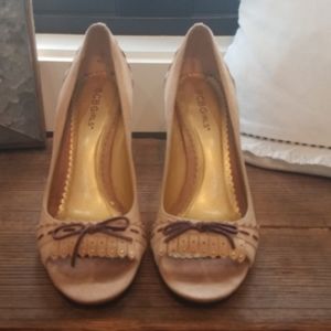 BCBGirls open toe heels